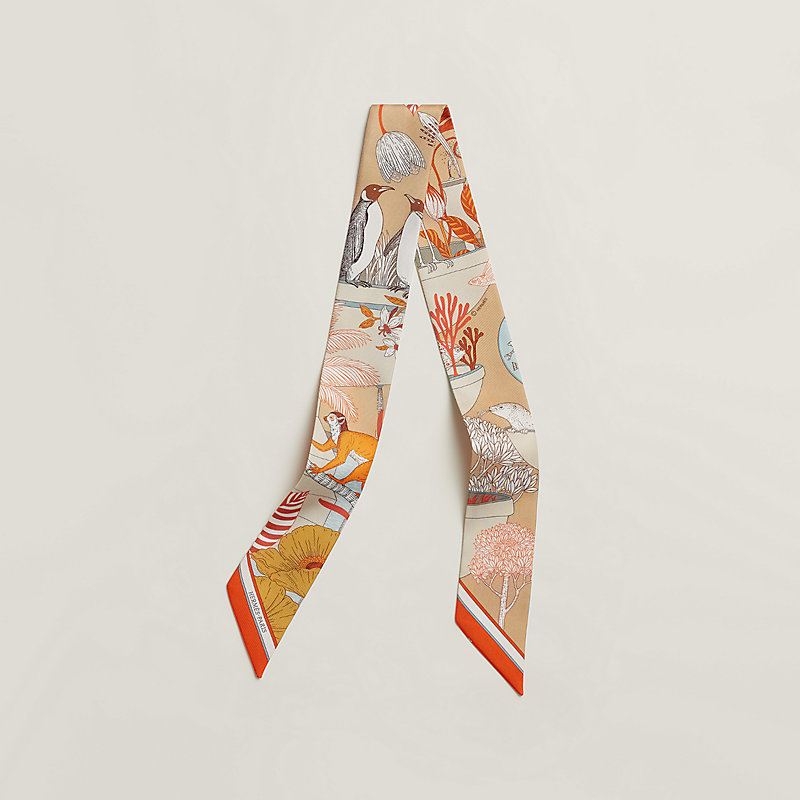 HERMÈS TWILLY POCKETS エクリュ/オレンジ　新品未使用 In the Pocket Twilly - Orange | Hermès USA